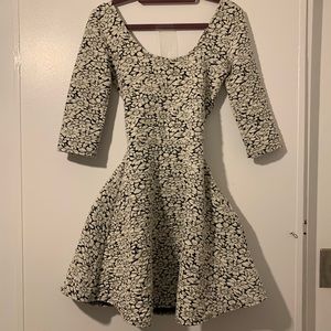 Hollister Small black and white floral dress